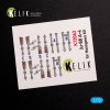 KELIK K72063 Junkers JU 88 A-4 interior 3D decals for Hasegawa kit 1/72